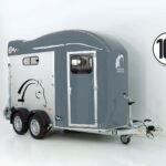 Cheval Liberte Pferdeanhänger GOLD 3 | Premium | Pullman 2 | Sattelkammer | grau-Neu