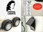 Cheval Liberte Pferdeanhänger Touring One 1,5er | Pullman-Fahrwerk | Frontausstieg | weiß-Neu – Bild 9
