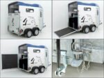 Cheval Liberte Pferdeanhänger Touring Jumping | Pullman-Fahrwerk | Sattelkammer | blau-Neu – Bild 8