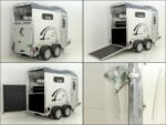Cheval Liberte Pferdeanhänger Touring One 1,5er|Pullman-Fahrwerk|Frontausstieg|grau-Neu – Bild 10