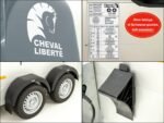 Cheval Liberte Pferdeanhänger Touring One 1,5er|Pullman-Fahrwerk|Frontausstieg|grau-Neu – Bild 15