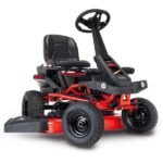 Akku-Aufsitzrasenmäher MR760-E Scheppach – 76cm Schnittbreite | 48V 50Ah | mit LED Licht & Tempomat-Neu