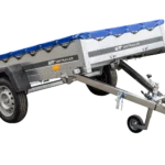 Pkw-Kippanhänger Garden Trailer 230 KIPP [230 cm x 125 cm] mit Flachplane, Stützrad und Planenträger-Neu